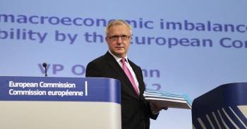 Olli Rehn, vicepresidente de la Comisión Europea. (Foto: OLIVIER HOSLET)