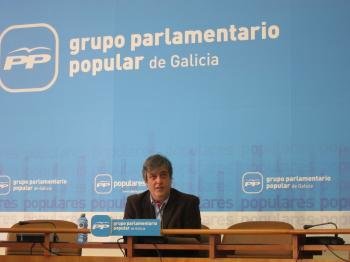 Pedro Puy, portavoz del Grupo Parlamentario del PPdeG. 