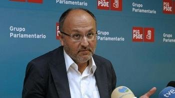 El portavoz en la Cámara gallega del PSdeG, Abel Losada