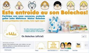 Página web oficial de Os Bolechas, con las caretas de los personajes creados por Pepe Carreiro. (Foto: ARCHIVO)