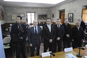 Ernesto Pérez, Manuel Baltar, Marnotes, José Manuel Rodríguez, Manuel Prado y Manuel Vázquez. (Foto: MARTIÑO PINAL)
