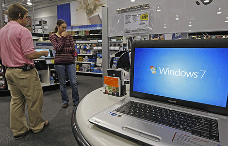 Un pc con el sistema operativo Windows 7 (Foto: EFE)