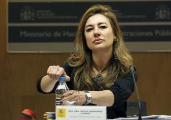 La secretaria de  Estado de Presupuestos, Marta Fernández Currás. (Foto: CHEMA MOYA)