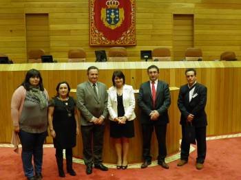 Patricia Torres, Pilar Caride, José Manuel Balseiro, Fidelma Healy, Argimiro Marnotes y Miguel Losada.