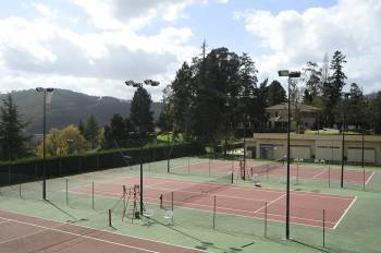 Instalaciones deportivas del Club Tenis Ramirás. (Foto: M. PINAL)