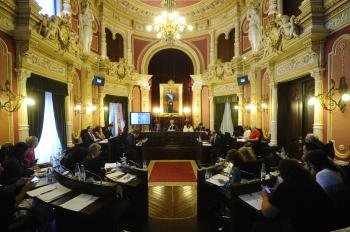 Pleno de Ourense celebrado el pasado día 2 de agosto (Foto: M.A.)