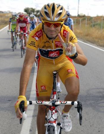 Alejandro Valverde, durante la última edición de la Vuelta a España.