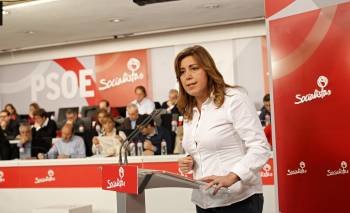 Susana Díaz, una de las posibles candidatas a liderar el PSOE. (Foto: I.MESA)
