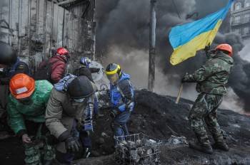 Ayer hubo nuevos enfrentamientos en la capital Kiev. (Foto: ALEXEY FURMAN)