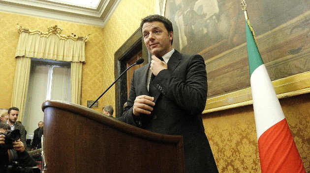 Renzi ofrece una rueda de prensa tras la ronda de consultas