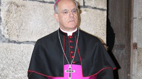 Leonardo Lemos, el día de su toma de posesión, el 11 de febrero de 2012 (J.BARROS)