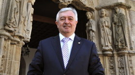 El recién nombrado rector de la Universidad de Santiago de Compostela (USC), Juan Viaño