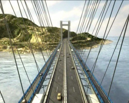 Imagen virtual del puente de Rande una vez se coloquen los dos carriles adicionales previstos en el proyecto.