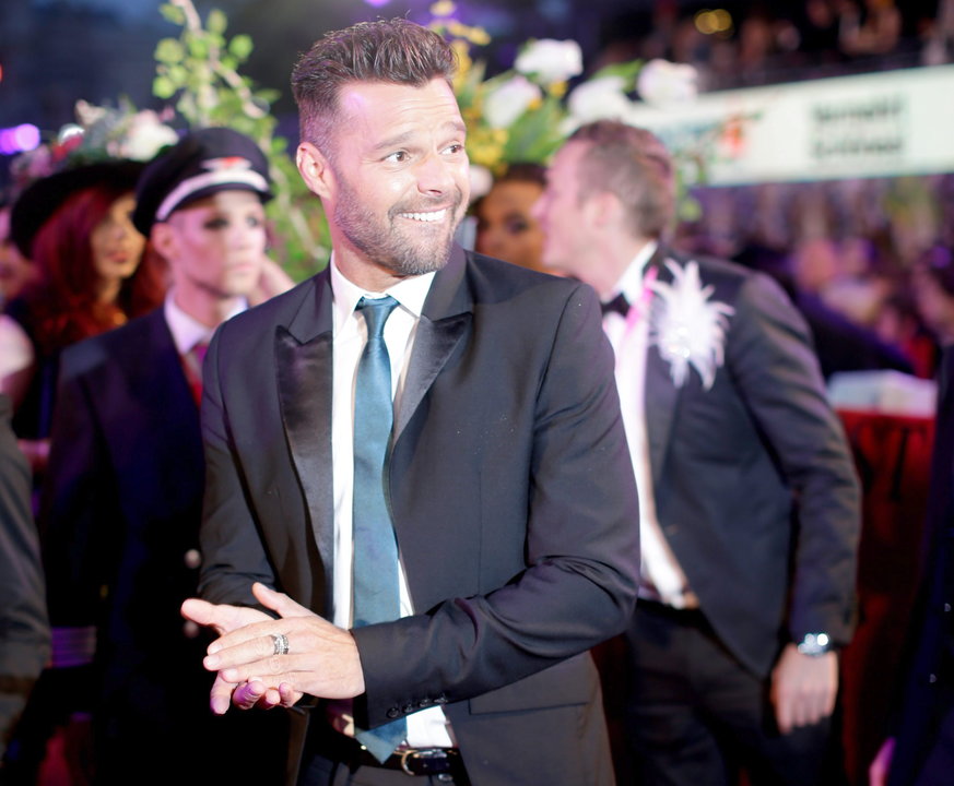 Ricky Martin llega al &#39;Life Ball 2014&#39;, la gala benéfica, en Viena