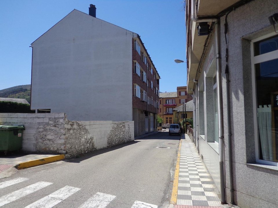 Calle de Vicente Risco, en O Barco.