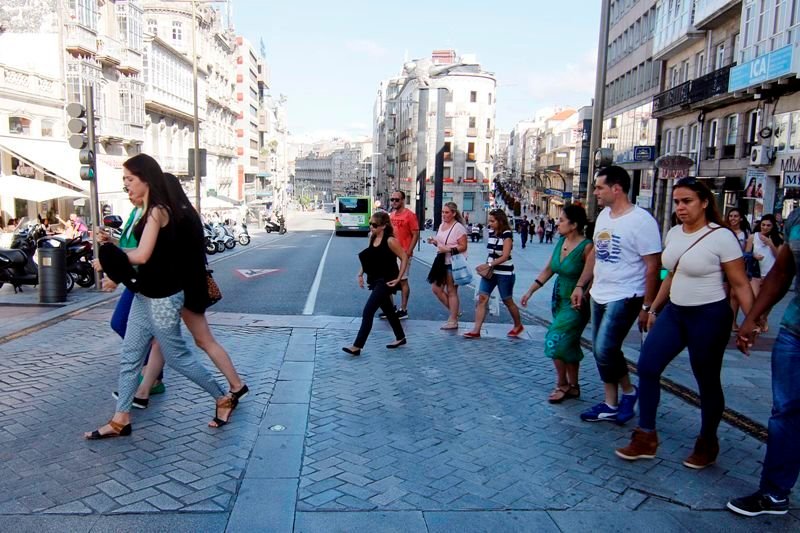 Uno de los atropellos se produjo en un paso de peatones de la Puerta del Sol.