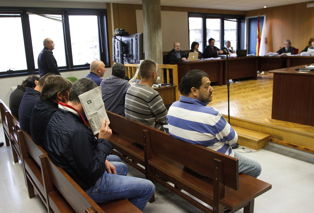 Momento del juicio contra una supuesta red que pretendía introducir en Galicia más de 2.000 kilos de cocaína a través de un pesquero llamado Ratonero