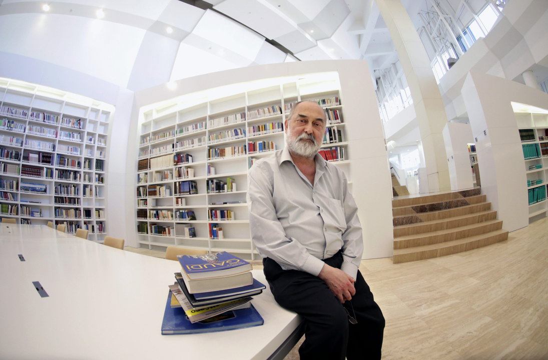 Daniel Buján, na Biblioteca de Galicia (LAVANDEIRA)