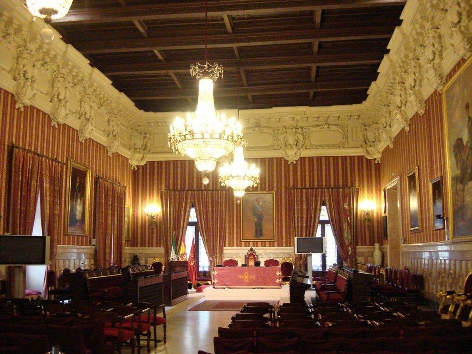 Salón Colón del Ayuntamiento de Sevilla