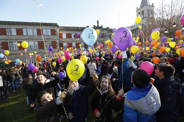 Ourense. 14-01-15. Local. Celebración do 200 aniversario de Don Bosco en Salesianos.
Foto: Xesús Fariñas