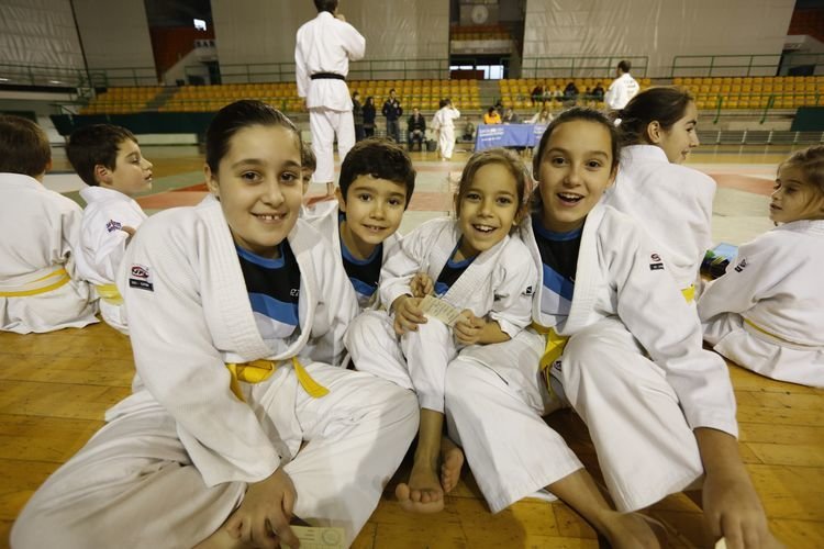 Ourense. 24-01-15. Deportes. Copa Deputación de Judo.
Lidia, Jorge, Javi, Andrea, Sofía
Foto: Xesús Fariñas