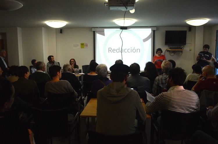 Ourense.04-05-15. Centro cívico Colón. Presentación programa Ourense en Común. Patricia