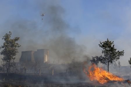 Santa Cruz. 07-07-15. Sucesos. Incendio Forestal en Santa Cruz de Paderne de Allariz.
Foto. Xesús Fariñas