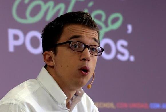 El director de campaña de Podemos, Íñigo Errejón.