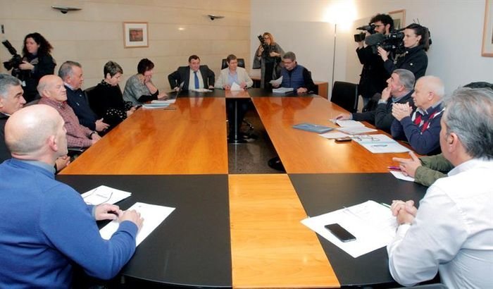 Reunión de Quintana cos representantes do cerco galego.