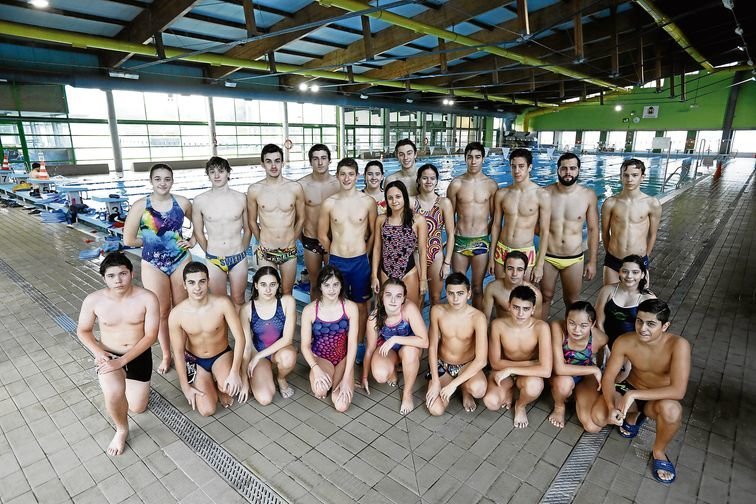 Ourense. 10-11-16. Deportes. Clube natación Pabellón.
Foto: Xesús Fariñas