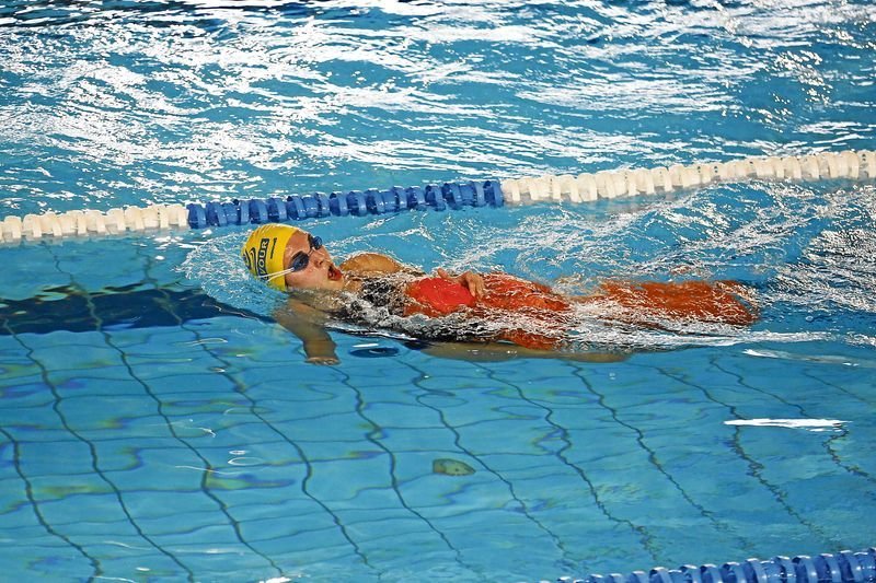Ourense. 04-02-17. Deportes. Campionato galego de Salvamento acuático.
Foto: Xesús Fariñas