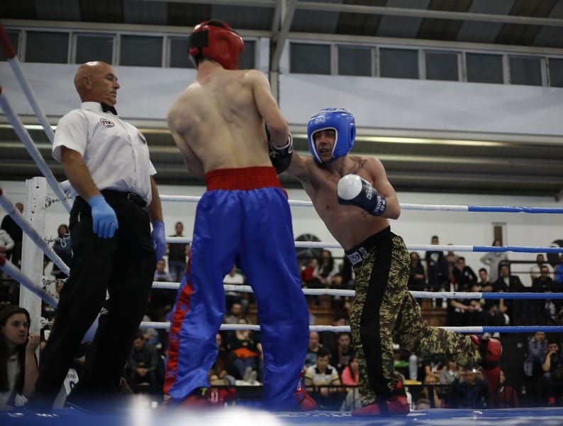 Ourense. 18-03-17. Deportes. Kick Boxing nos remedios. Final de Manu Miguez
Foto: Xesús Fariñas