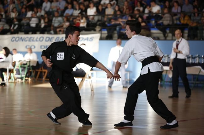 A Valenzá. 19-03-17. Deportes. Kung Fu na Valenzá.
Foto: Xesús Fariñas