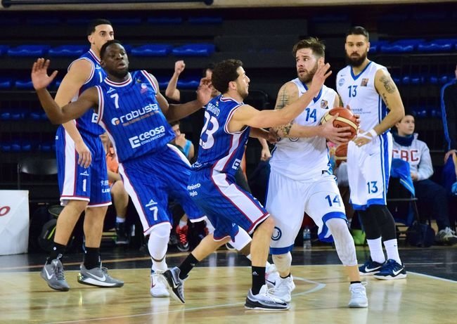 Palacio de los Deportes Partido de baloncesto entre Calzados Robusta y Ourense 24-03-2017 MIGUEL HERREROS