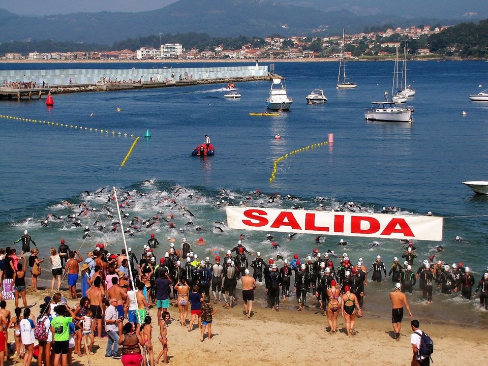 La prueba reina reunió a más de 220 nadadores en la soleada mañana de ayer en las playas baionesas.