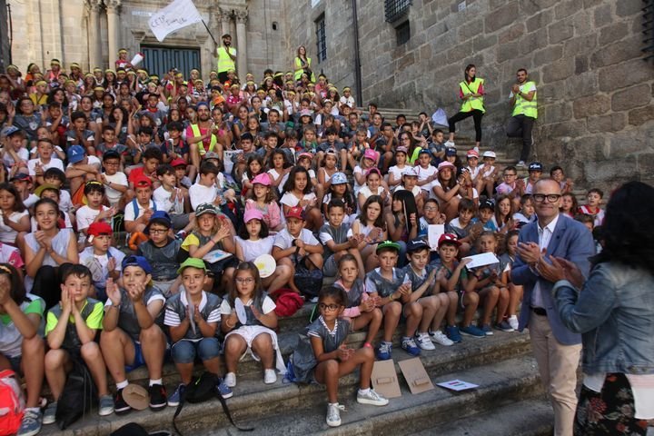 Ourense. 28-07-2017.Campamento de verano del Concello. Paz