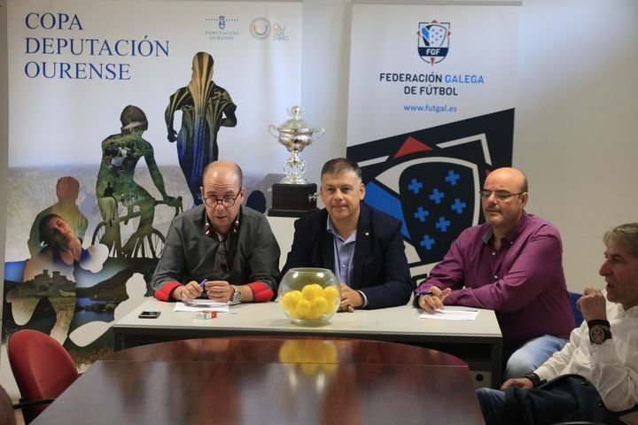 Ourense 14-9-2017 federacion de futbol, sorteo Copa deputacion
