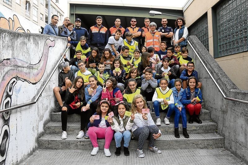 Ourense 21/9/2017 6º primaria del Filomena Dato, multas solidarias