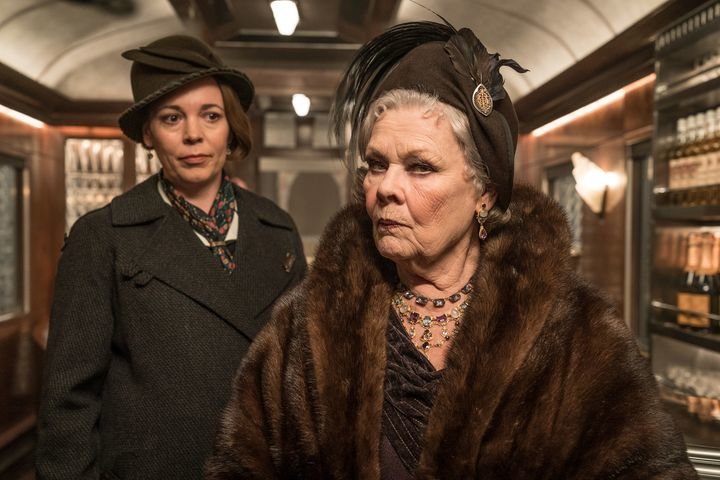 Olivia Colman, left, and Judi Dench star in Twentieth Century Fox’s “Murder on the Orient Express.”