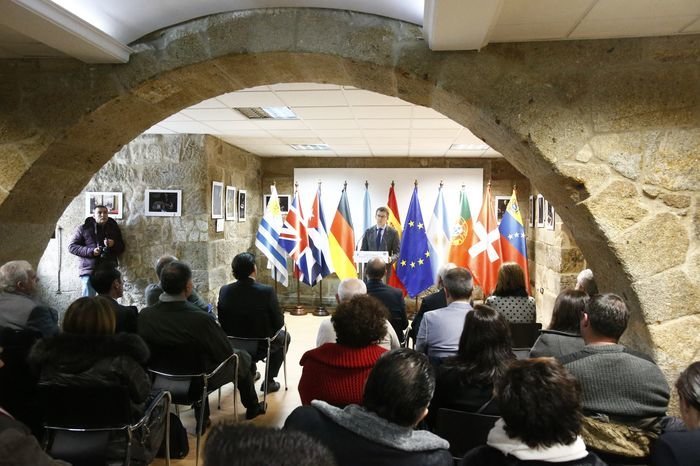 CELANOVA, OURENSE 13/12/2017, Clausura de XIl consejo de comunidades gallegas, asiste el Presidente de la Xunta Alberto Nuñez Feijoo, foto Gonzalo Belay