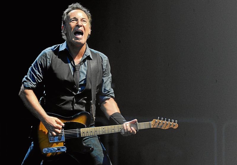  US singer Bruce Springsteen, performs on stage during his concert with the E Street Band at the Giuseppe Meazza stadium in MIlan Italy, 07 June 2012. ANSA/DANIEL DAL ZENNARO