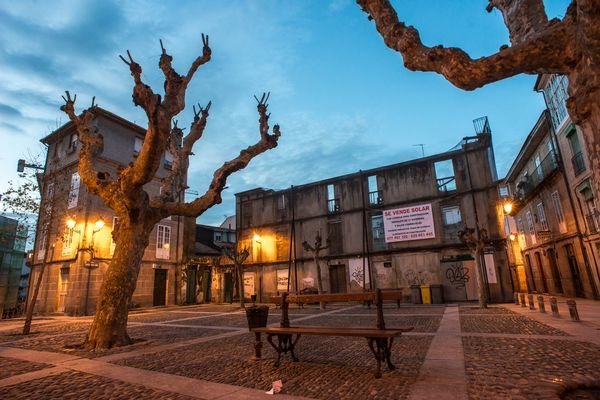 OURENSE (RÚA LIBERDADE). 12/01/2018. OURENSE. Fotografías de edificios abandonados en Ourense. FOTO: ÓSCAR PINAL