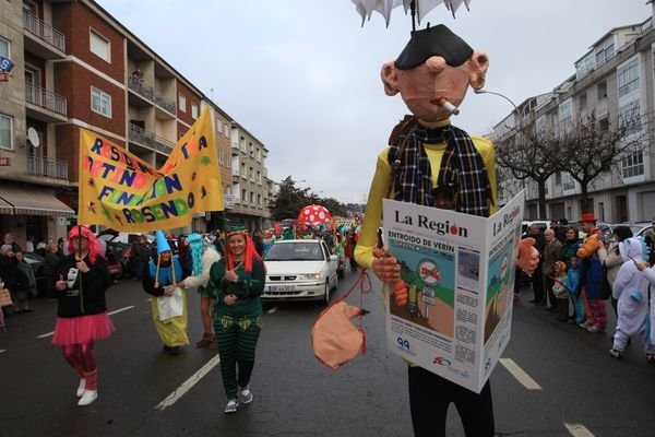 VERÍN 11/02/2018.- Desfile de entroido en Verín. José Paz