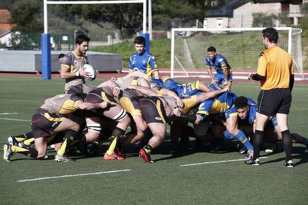 OURENSE 17/2/2018 Rugby, Campus-Oviedo, foto Gonzalo Belay