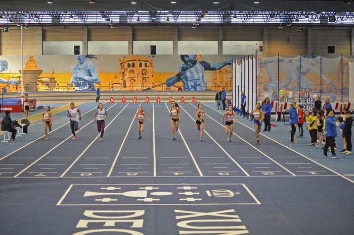 Ourense 25/2/18
Atletismo en pista cubierta en expourense
2ª manga semifinal 60 etros sub 14 femnino
Fotos Martiño Pinal