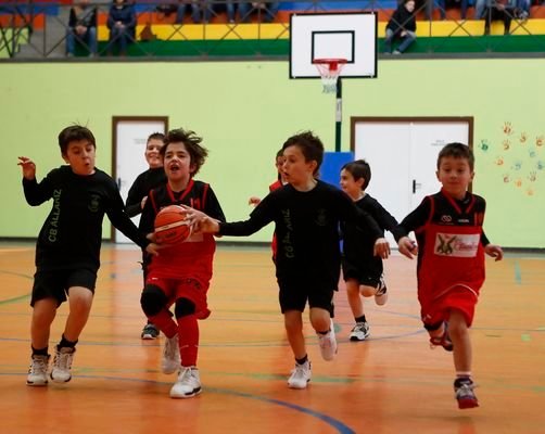 Maside. 18/03/18. Torneo de baby basket en Maside.
Foto: Xesús Fariñas
