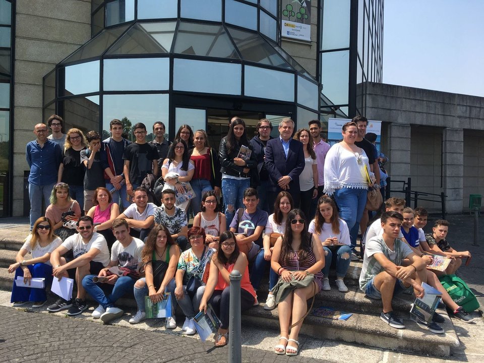 Visita de los alumnos del Concurso de Ideas al Parque Tecnologico de Galicia