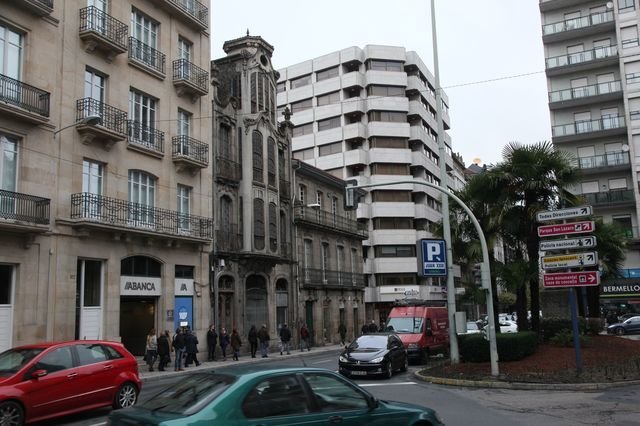 Ourense. 5-01-2017. Edificios singulares de la calle Progreso, para Gonzalo. Paz