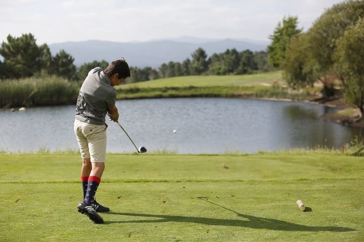 Montealegre (Pereiro de Aguiar). 25/08/2018. Campeonato galego sub 14 de golf.
Foto: Xesús Fariñas