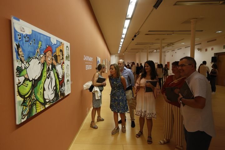 Ourense. 07/09/2018. Exposición de Santiago López en el centro cultural Marcos Valcárcel.
Foto: Xesús Fariñas